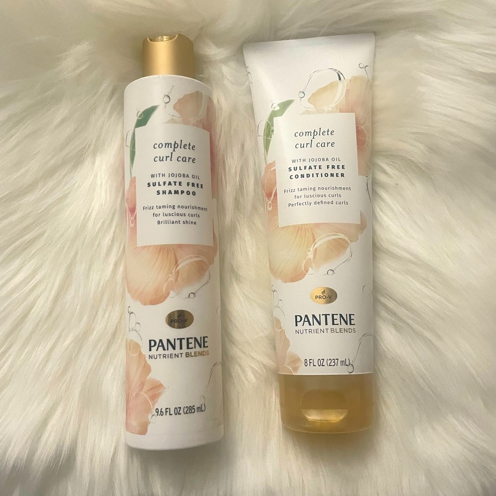Pantene Complete Curl Care Nutrient Blends Shampoo and Conditioner